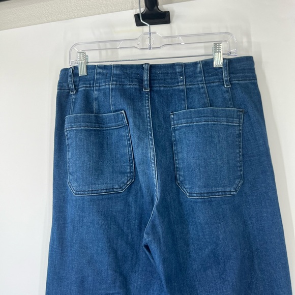 Maeve by Anthropologie The Skipper High Rise Wide Leg Cropped Jeans - Picture 5 of 8